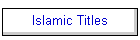 Islamic Titles